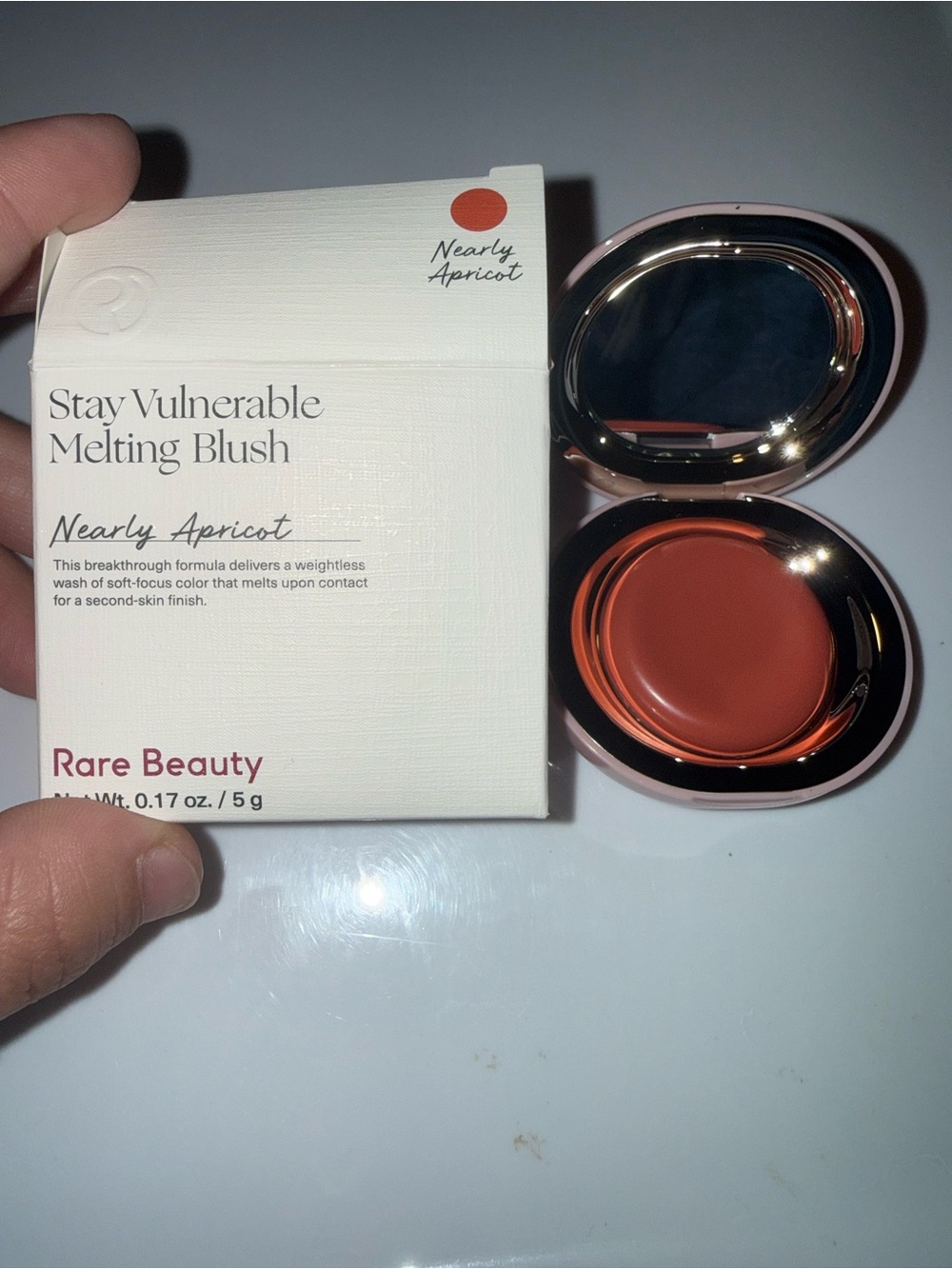 Rare Beauty Melting Blush - Nearly Apricot (Warm Apricot Tone)